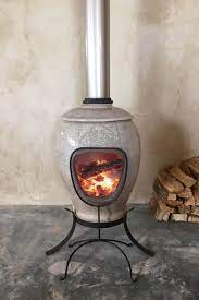 Free Standing Ceramic Fireplaces Firepots