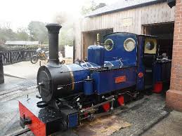 steam train at exbury gardens picture