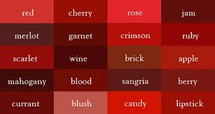 Resultado De Imagem Para Red Colour M Y Shades Of Red