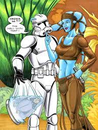 Aalya Secura from Star Wars!, in Brendon and Brian Fraim's Commissions -  2015 Comic Art Gallery Room … | Funny star wars memes, Star wars comics, Star  wars pictures