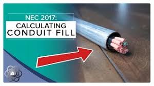 how to calculate conduit fill you