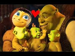 A mean lord exiles fairytale creatures to the swamp of a grumpy ogre, who must go on a quest and rescue a princess for the lord in order to get his land back. Green And Yellow A Love Story Shrek X Barry Youtube Shrek Snapchat Funny Barry B Benson