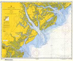 Historical Nautical Chart 1240 03 1957 St Helena Sound To Savannah River