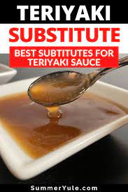 teriyaki sauce subsute best