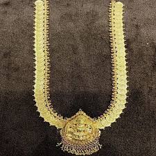 70gm gold long chain necklace box