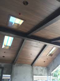 x6 hemlock box beams and ceiling