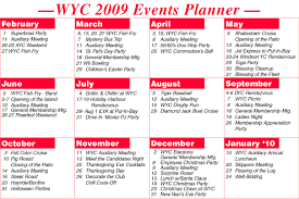 Welcome To Wyandotte Yacht Club Planning And Events Calendars