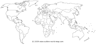 Blank World Map Printable Hoozin Me