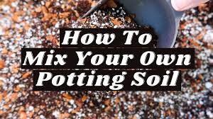 mix my own potting soil for houseplants