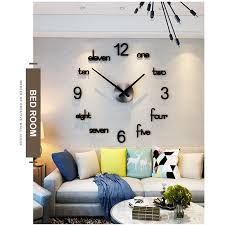 New Acrylic Wall Clock 3d Design