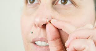 how to put in a curved nose ring our