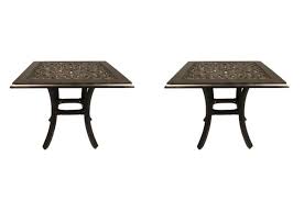 Patio End Table Set Of 2 Outdoor Tables