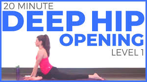 deep hip opening yoga practice