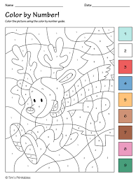 Color By Number Printable The