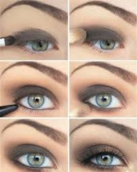 black brown smokey eyes makeup