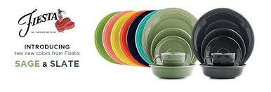 2015 Fiesta Colors Sage And Slate Fiesta Dishes Info
