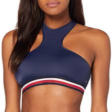 Tommy Hilfiger Womens Crop Bikini Top Amazon Co Uk Clothing