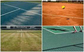 what are tennis courts made of the 11