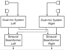 dual microphone beamformer