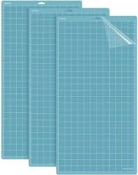 Amazon Com Realike Lightgrip Cutting Mat For Cricut Explore One Air Air 2 Maker 3 Mats 12x24 Inch Blue Light Adhesive Cut Mats Replacement Accessories For Cricut Perfect For Crafts Quilting Arts