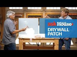 How To Patch A Drywall Hole Ask This