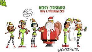 Drama Christmas Cheer (Redraw, Original credited to u/DPGamez123) : r/ Totaldrama