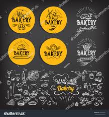 Bakery Icon Design Menu Badge Vintage Stock Vector Royalty