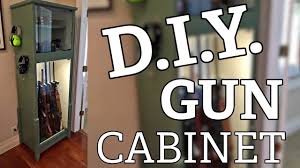 how to build your own gun cabinet you