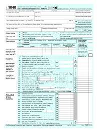 individual income tax return form 1040