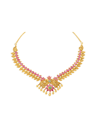 tanishq mridula 22k gold necklace