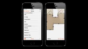 floor plan with your iphone on the wall