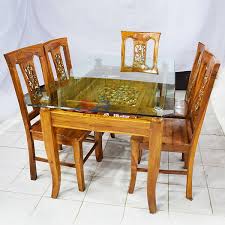 glass divine dining table sr furniture