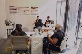 reopening a black owned nail salon in