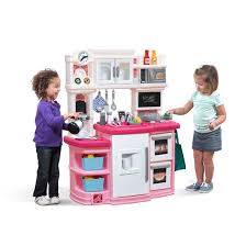 The products positively reinforce the natural tendency of kids to mimic adults. Great Gourmet Kitchen Pink Kids Play Kitchen Step2