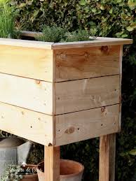 Diy Raised Herb Garden Planter Box