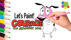 Get Your Sketches To Color COURAGE-The Cowardly Dog | Coloring Pages For  Kids | Learning Videos! - YouTube