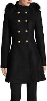 Liz Claiborne Midweight Hooded Peacoat