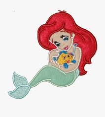 Drawing princess ariel full body | the little mermaid | step by step | disney princess drawing if you like this video please like share & subscribe thank you. Baby Ariel Little Mermaid Luxury Personalised Applique Cartoon Hd Png Download Transparent Png Image Pngitem