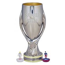 In 1987, the next trophy was the smallest and lightest of all the european club trophies, weighing 5 kg (11 lb) and measuring 42.5 cm (16.7 in) in height (the uefa champions league trophy weighs 8 kg (18 lb) and the uefa europa league trophy 15 kg (33 lb)). 1026 The Uefa Super Cup 150mm High With Display Box Official Licensed Replica Trophy