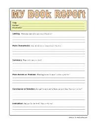 My Book Exploration Report   Book report sheet for kids  Template   Form  SlideShare
