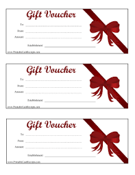 This Printable Gift Voucher Can Be Customized For Any Amount