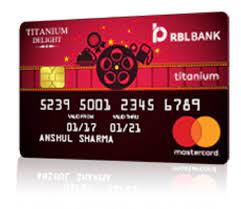 A rewards card to delight you on all spends with rewards. Rbl Bank Titanium Delight Credit Card