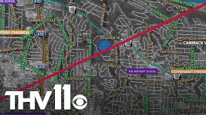 here s the path the tornado took in