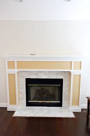 fireplace makeover building a new mantel