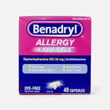 benadryl allergy relief liquid gels 48 ct