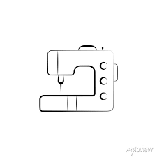 Sewing Machine Icon Element Of Art And