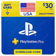 sony 30 usa playstation plus gift card