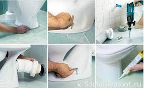 mounting the toilet to the floor