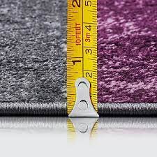purple grey carpet extra long very wide