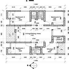 floor plan of a 3 bedroom bungalow